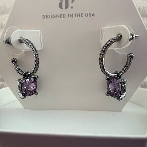 Bomb Party Earrings - Hematite Plating